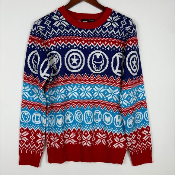 Marvel Other - Marvel Sweater Avengers Ugly Christmas Fair Isle